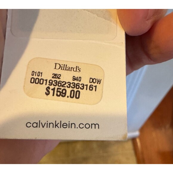 Calvin Klein Performance Navy Coat Womens Sz. M Faux Fur Hooded Puffer Jacket - Picture 13 of 13